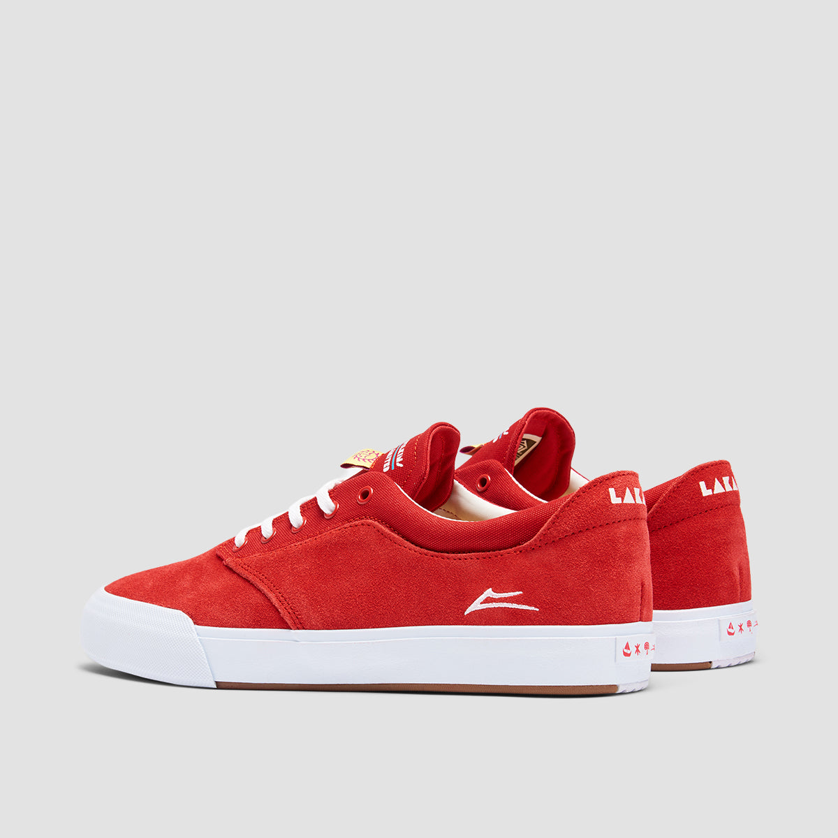 Lakai Wilkins Shoes - Red Suede