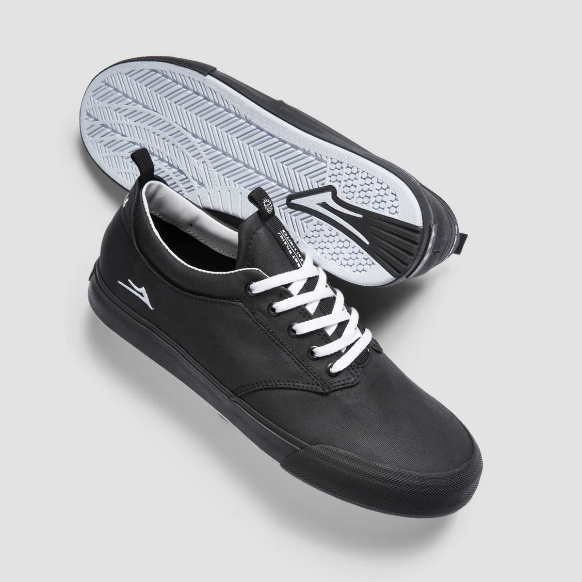 Lakai Wilkins VLK Canvas Skate Shoes - Black Canvas