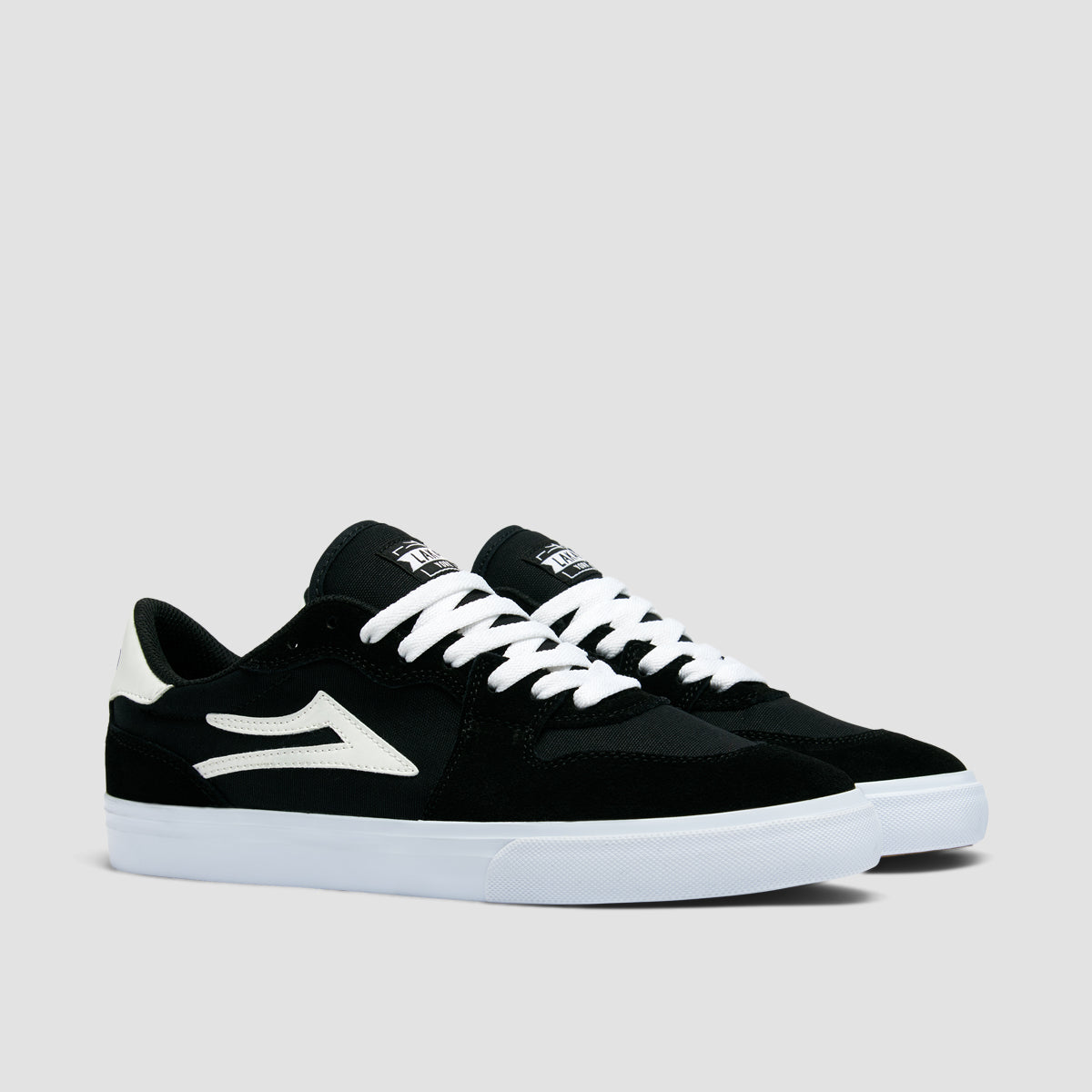 Lakai York Shoes - Black/White Suede