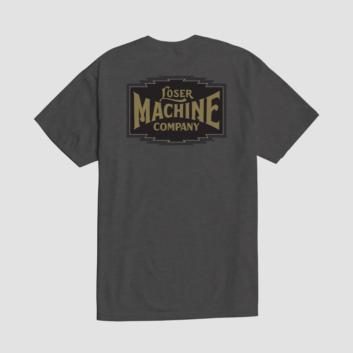 Loser Machine Santa Fe T-Shirt Heather Charcoal