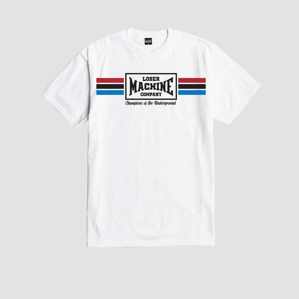 Loser Machine Warm-Ups T-Shirt White