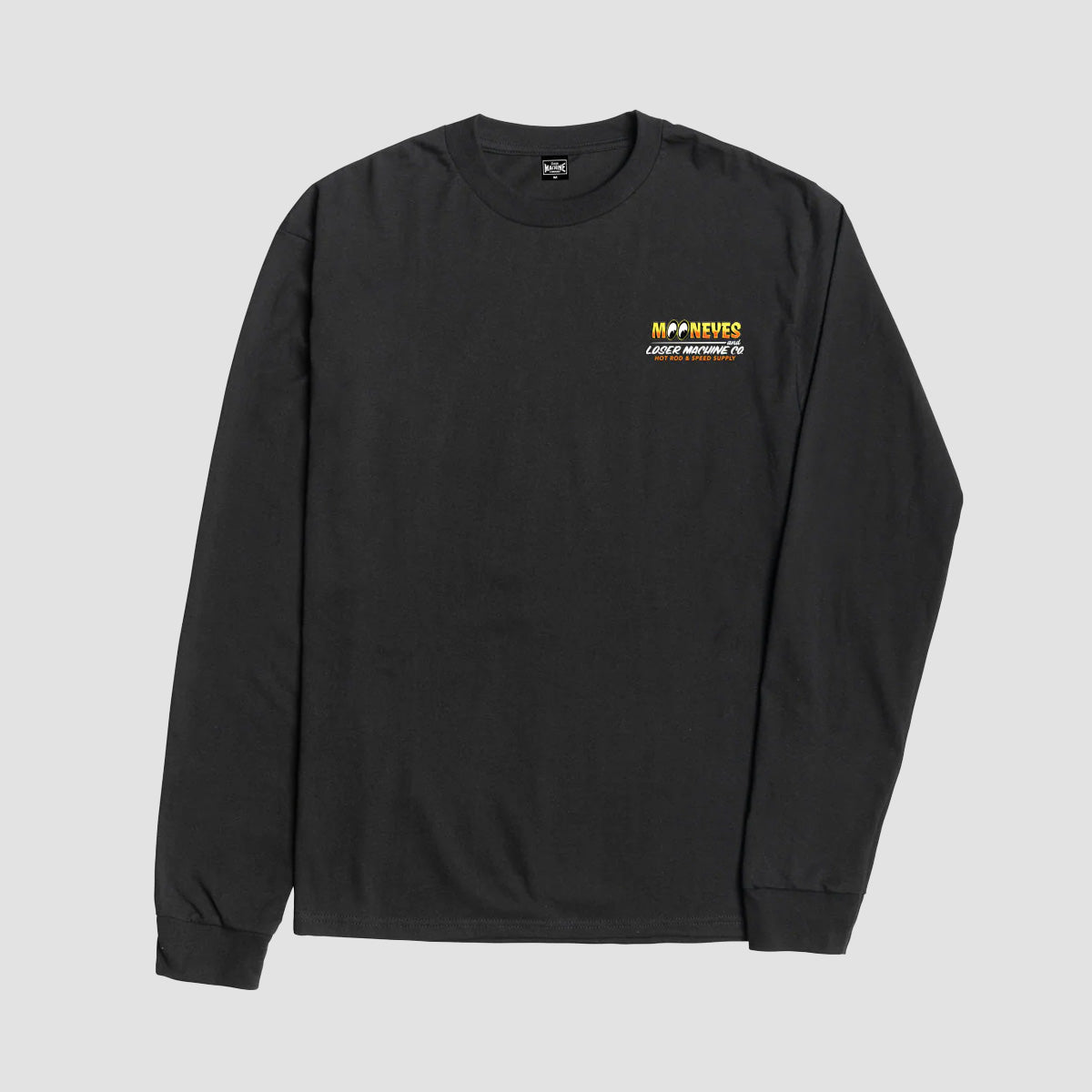 Loser Machine X Mooneyes Econo Hauling Longsleeve T-Shirt Black