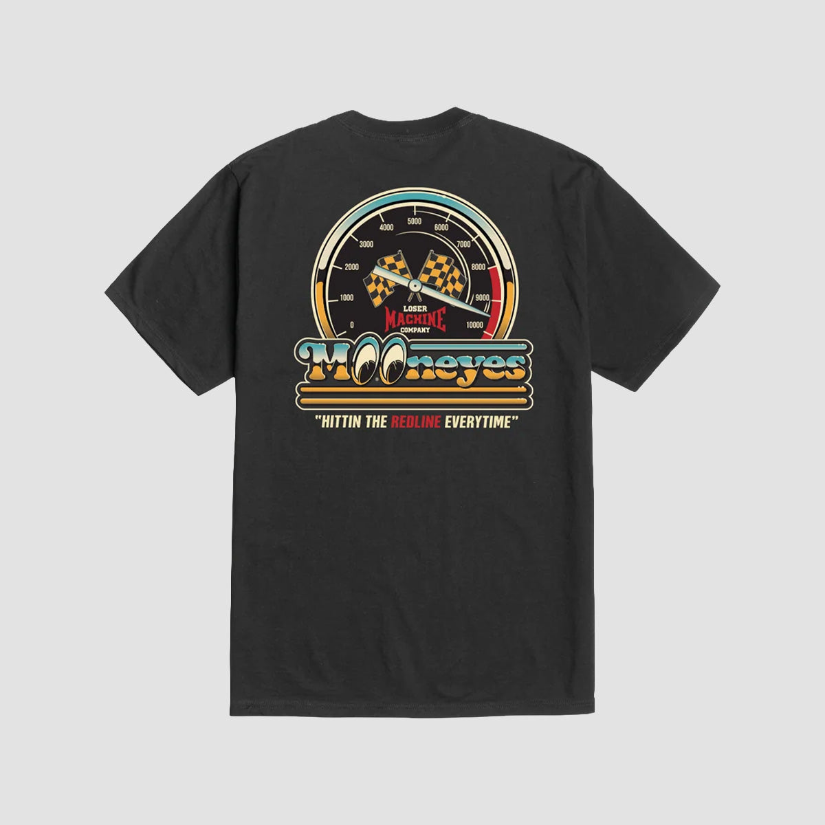 Loser Machine X Mooneyes Redline T-Shirt Black