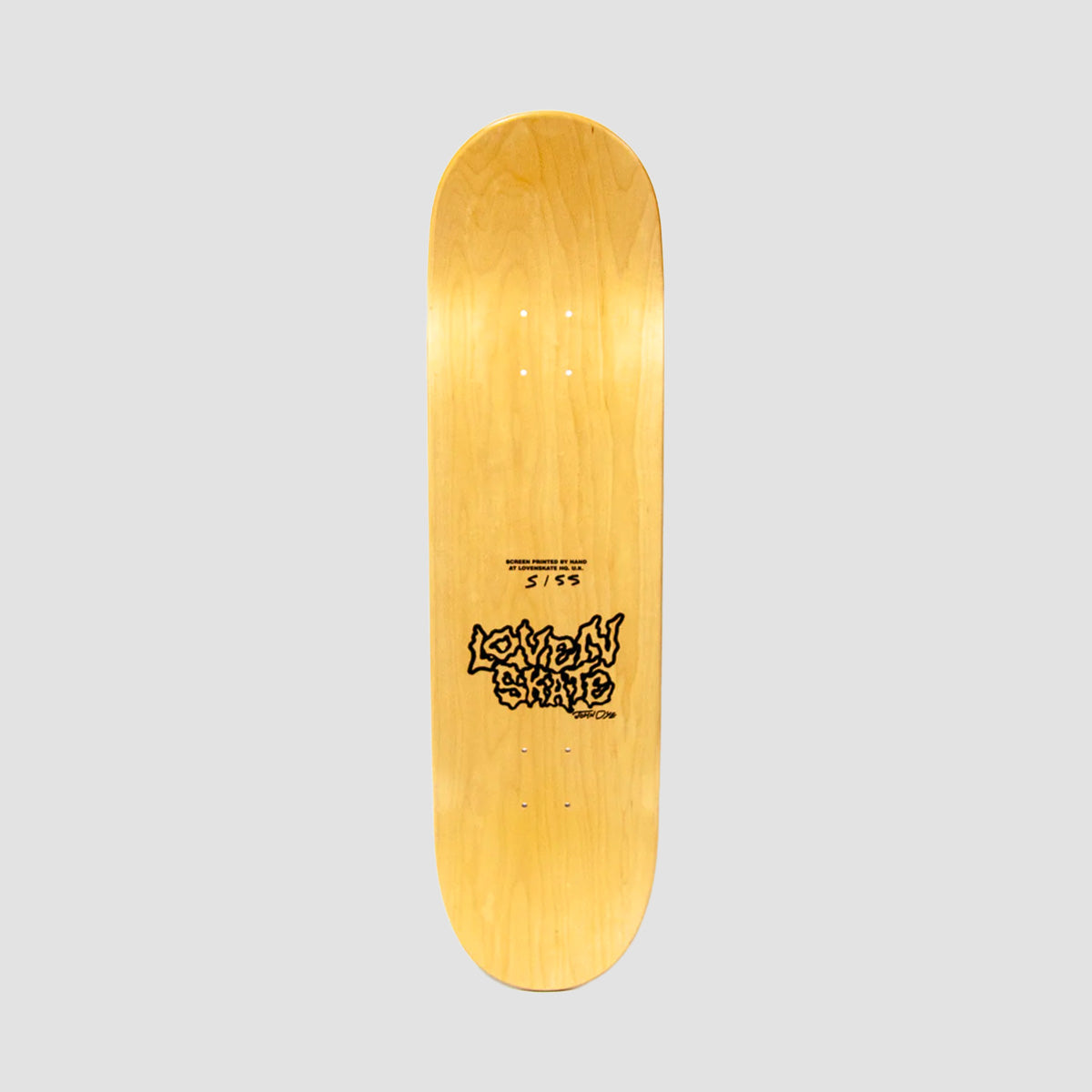 Lovenskate Defy Or Comply By John Dye Skateboard Deck - 8.5"