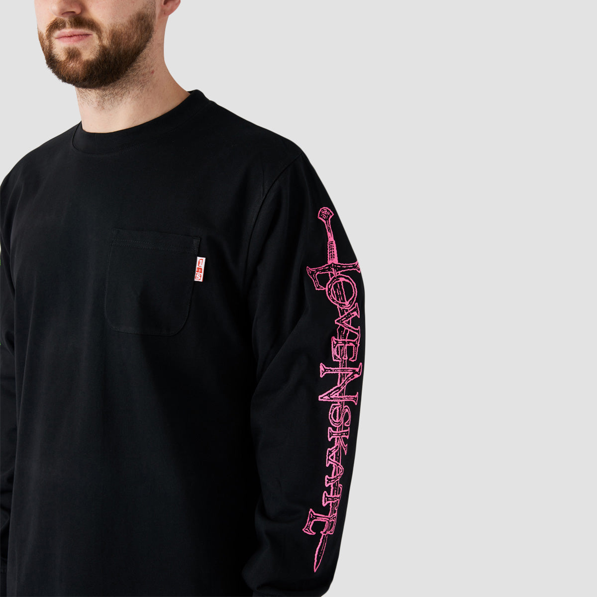 Lovenskate X Dungeon By French Longsleeve T-Shirt Black
