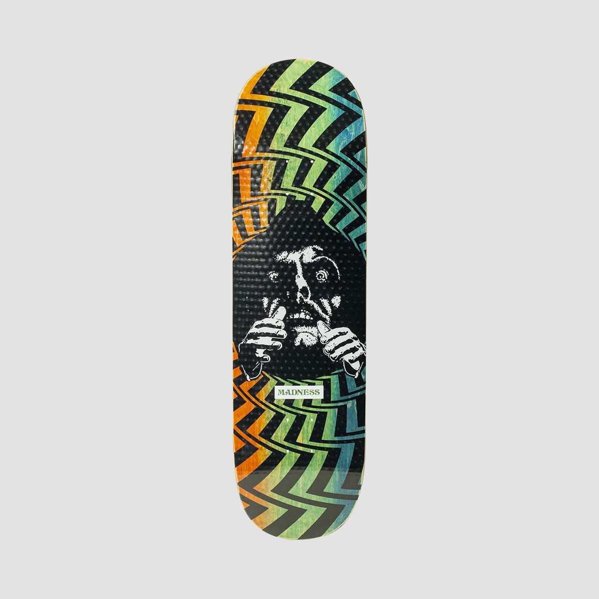 Madness Darkness R7 Skateboard Deck Multi Stain - 9"