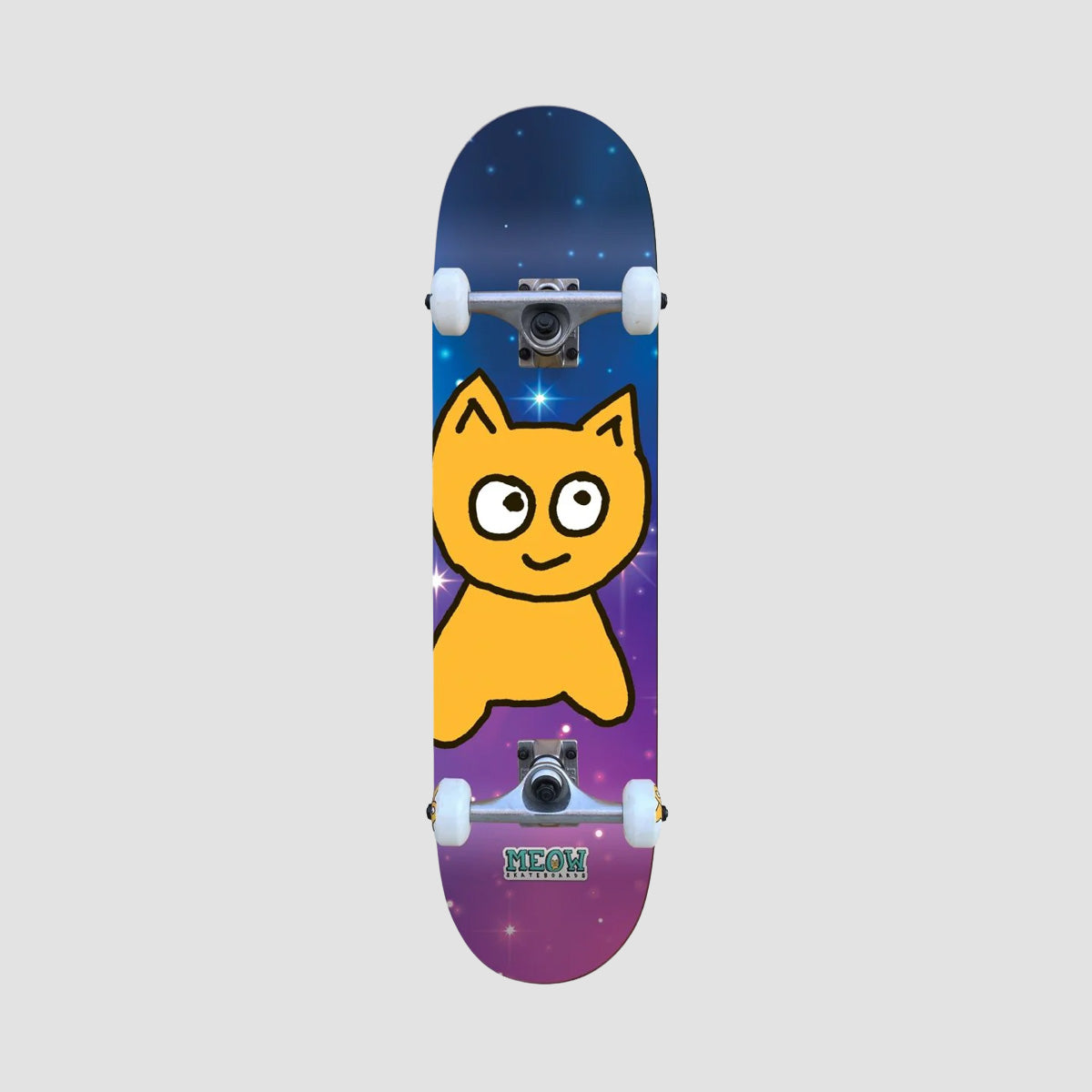 Meow Big Cat Skateboard Galaxy - 7.5"