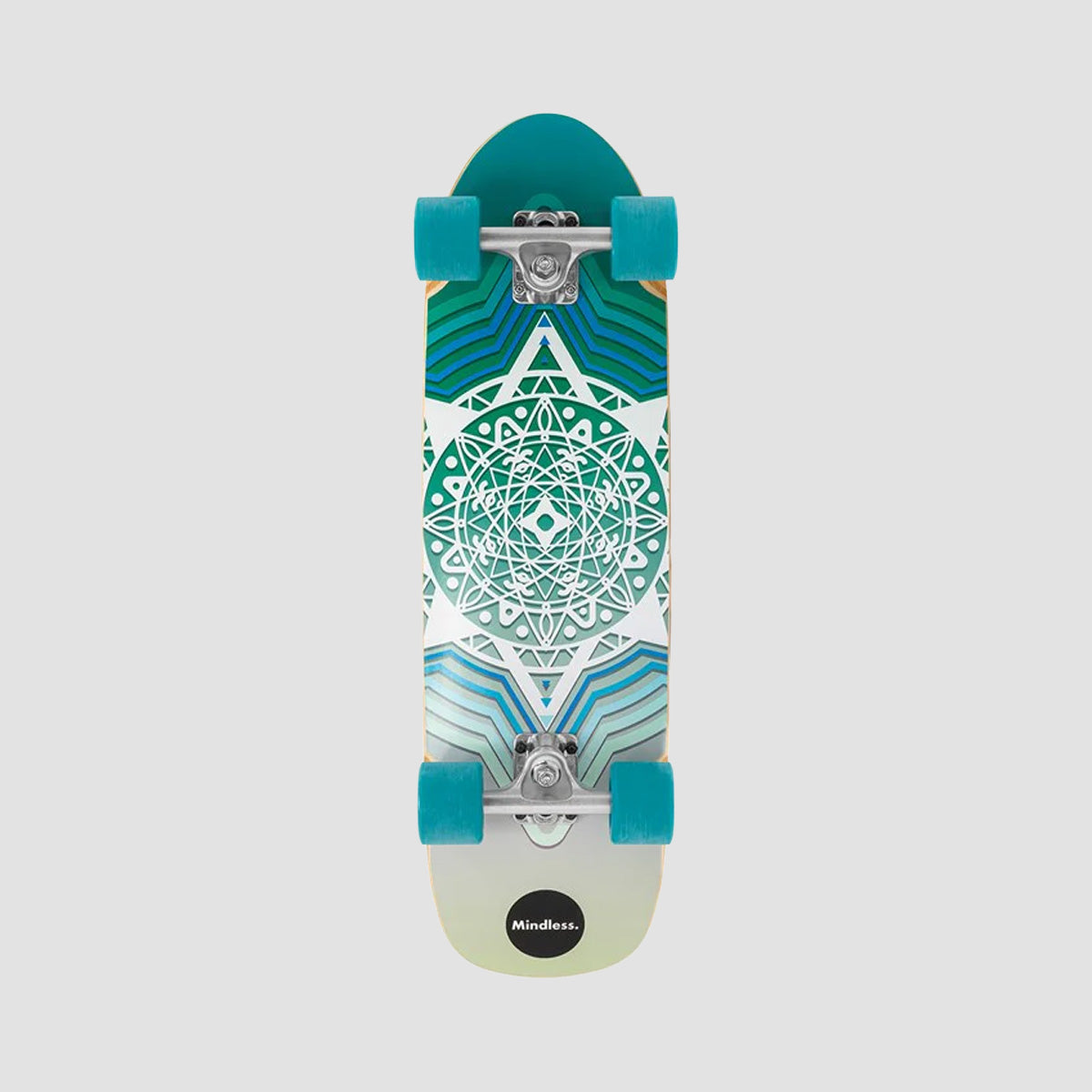 Mindless Drifter Cruiser Skateboard Teal - 28"