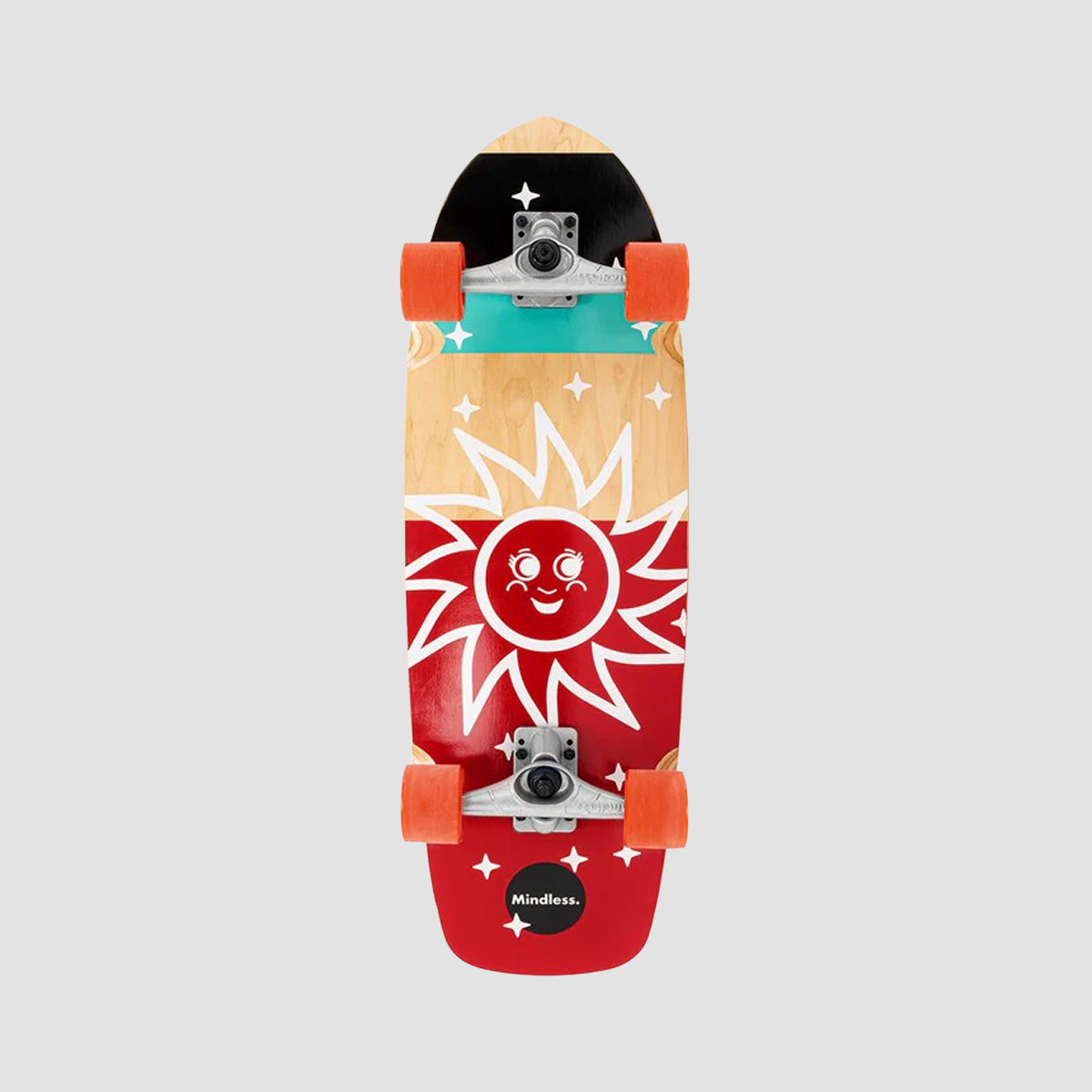 Mindless Soul Surf Skate Cruiser Skateboard Red - 29.5"