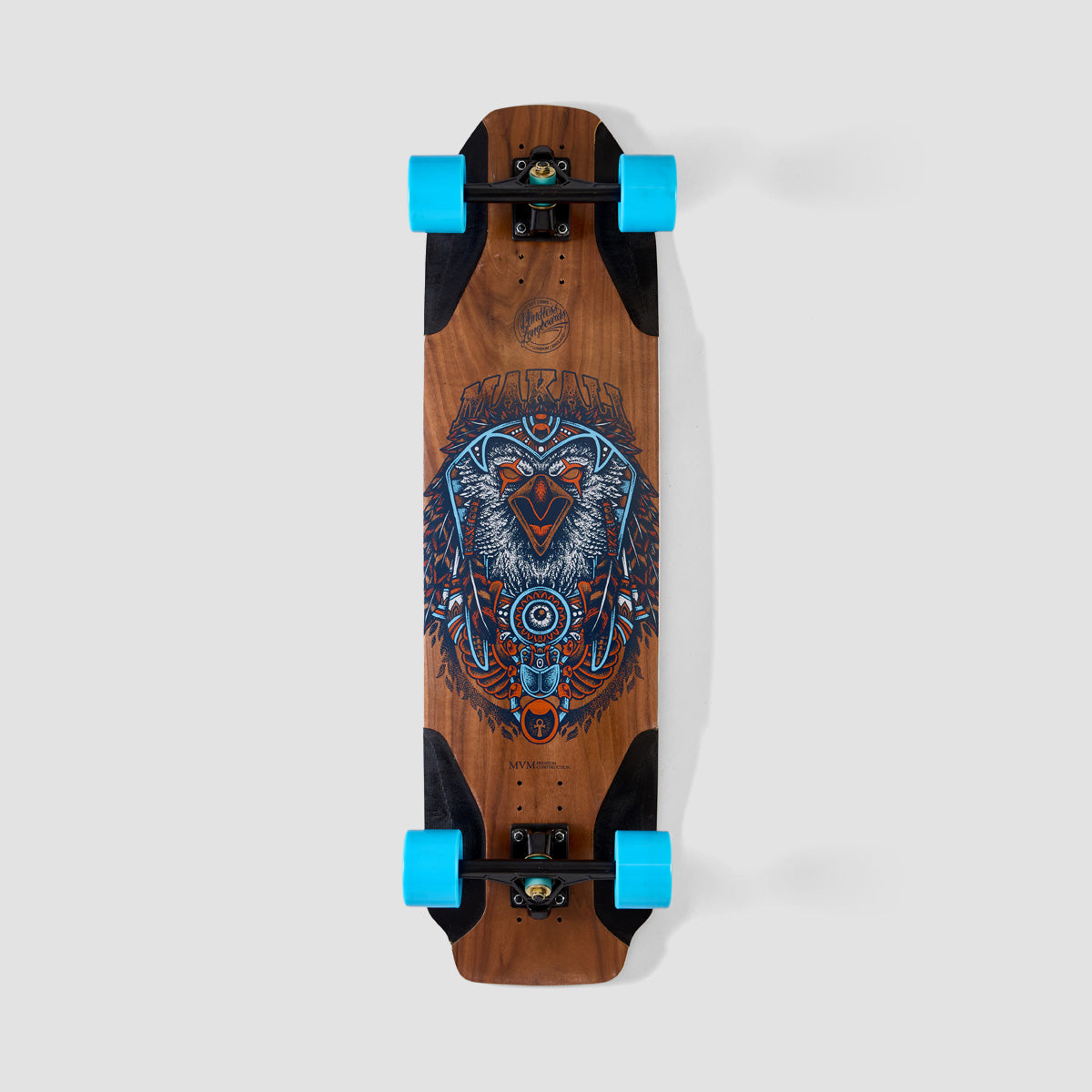 Mindless Voodoo Makali Downhill Skateboard With Blue Wheels - 35.5" (Slight Defects)