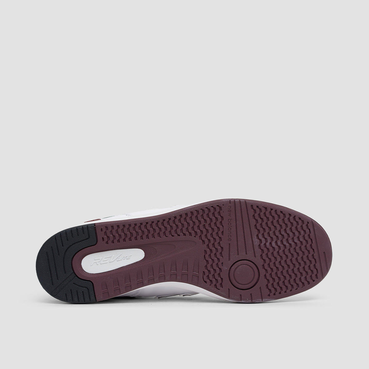 New Balance Court 574 Shoes - White/Crimson