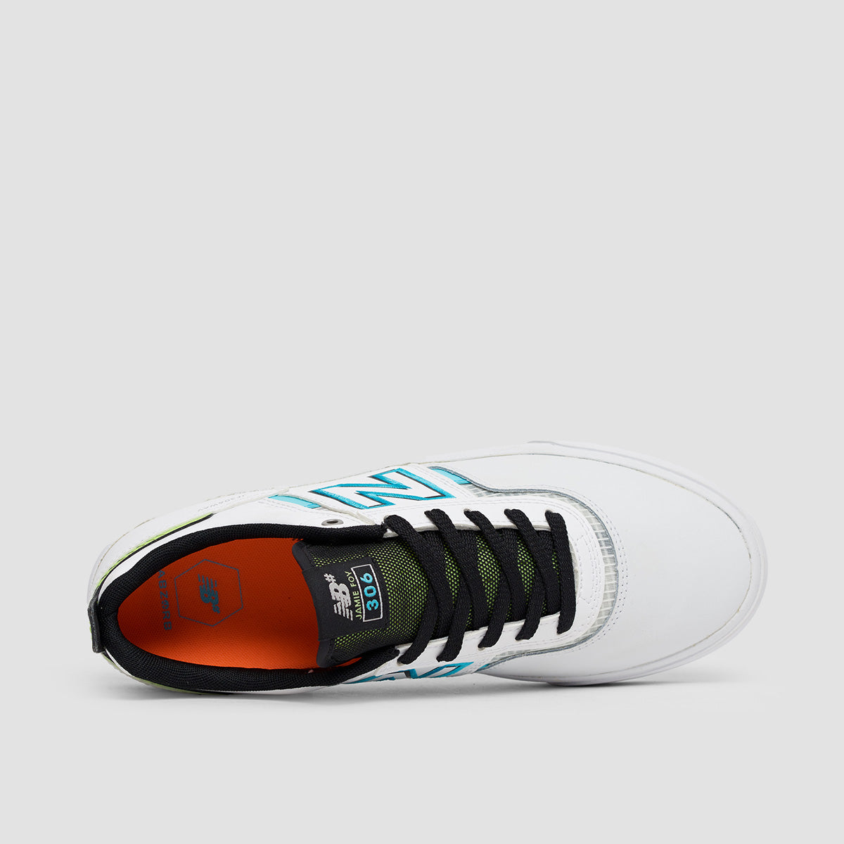 New Balance Jamie Foy 306 Shoes - White/Aqua Sky