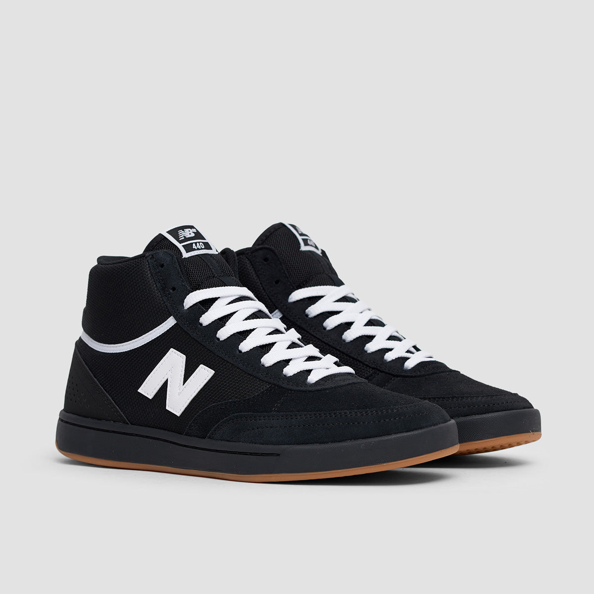 New Balance Numeric 440 High Shoes - Black/White