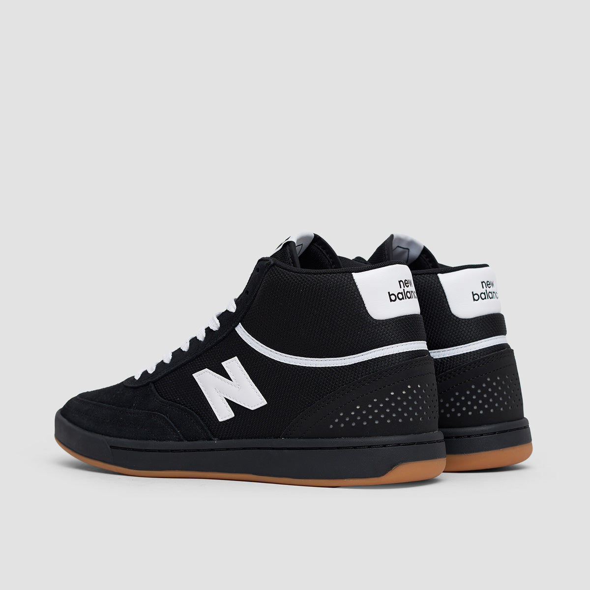 New Balance Numeric 440 High Shoes - Black/White