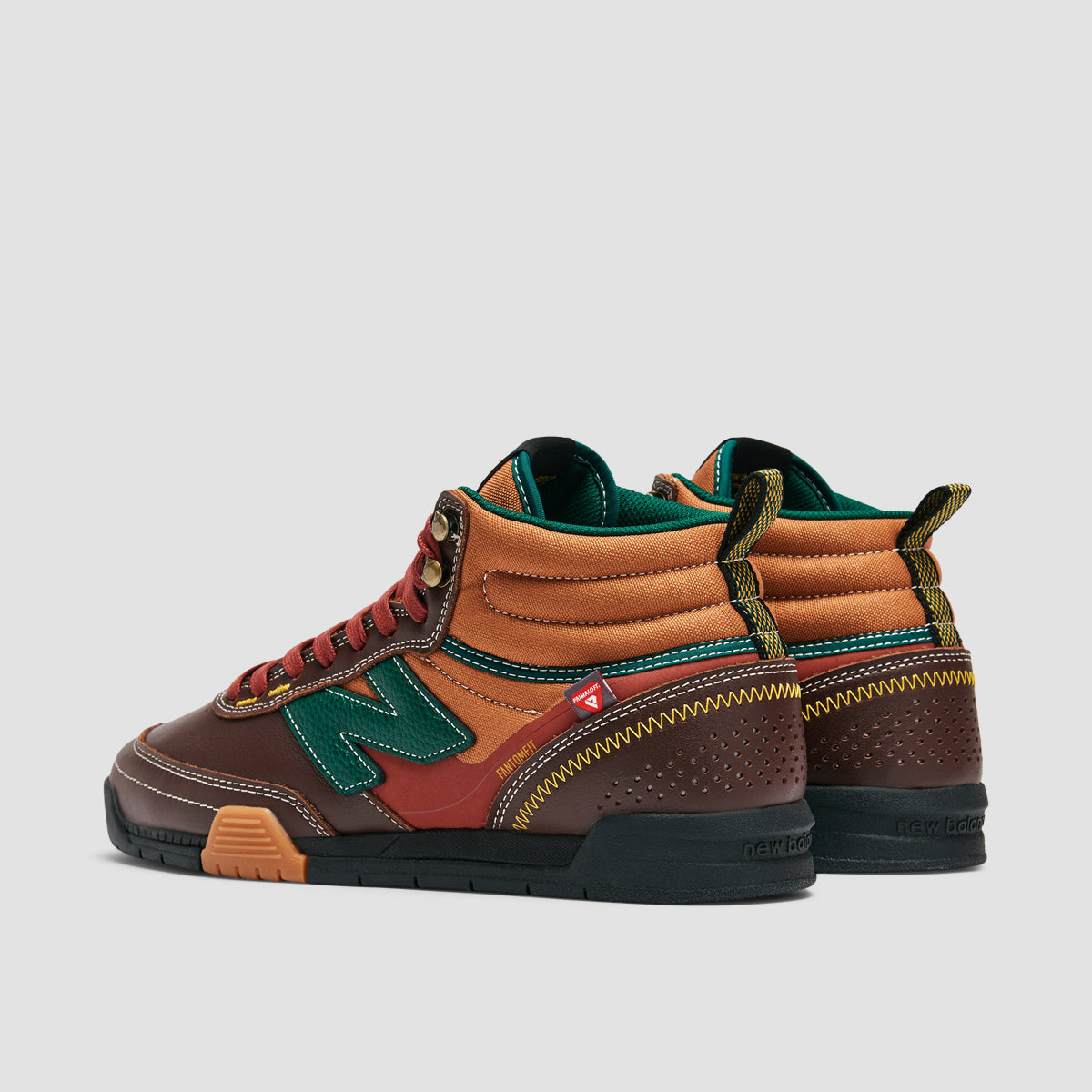 New Balance Numeric 440 V2 Trail High Top Shoes - Brown/Forest Green