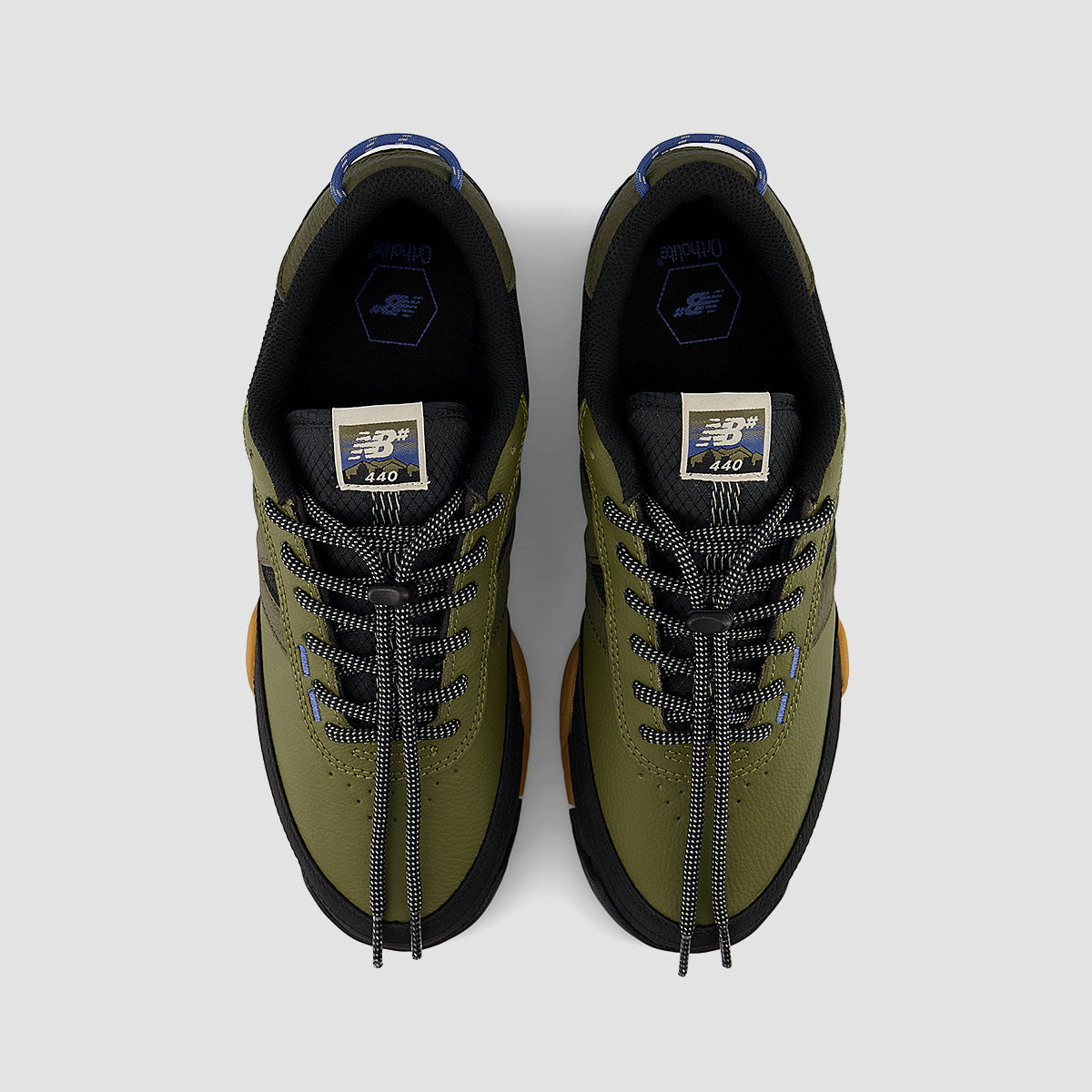 New Balance Numeric 440Wv2 Shoes - Woodland/Black