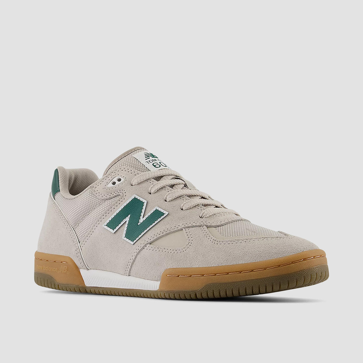 New Balance Numeric 600 Tom Knox Shoes - Timber Wolf/Forest Green