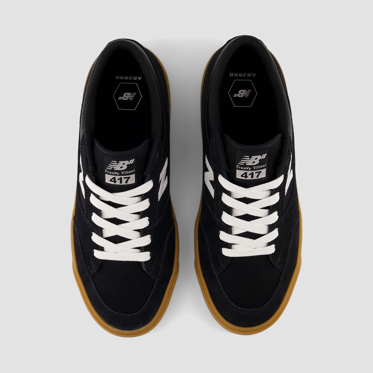 New Balance Numeric Franky Villani 417 Low Shoes - Black/NB 103 White
