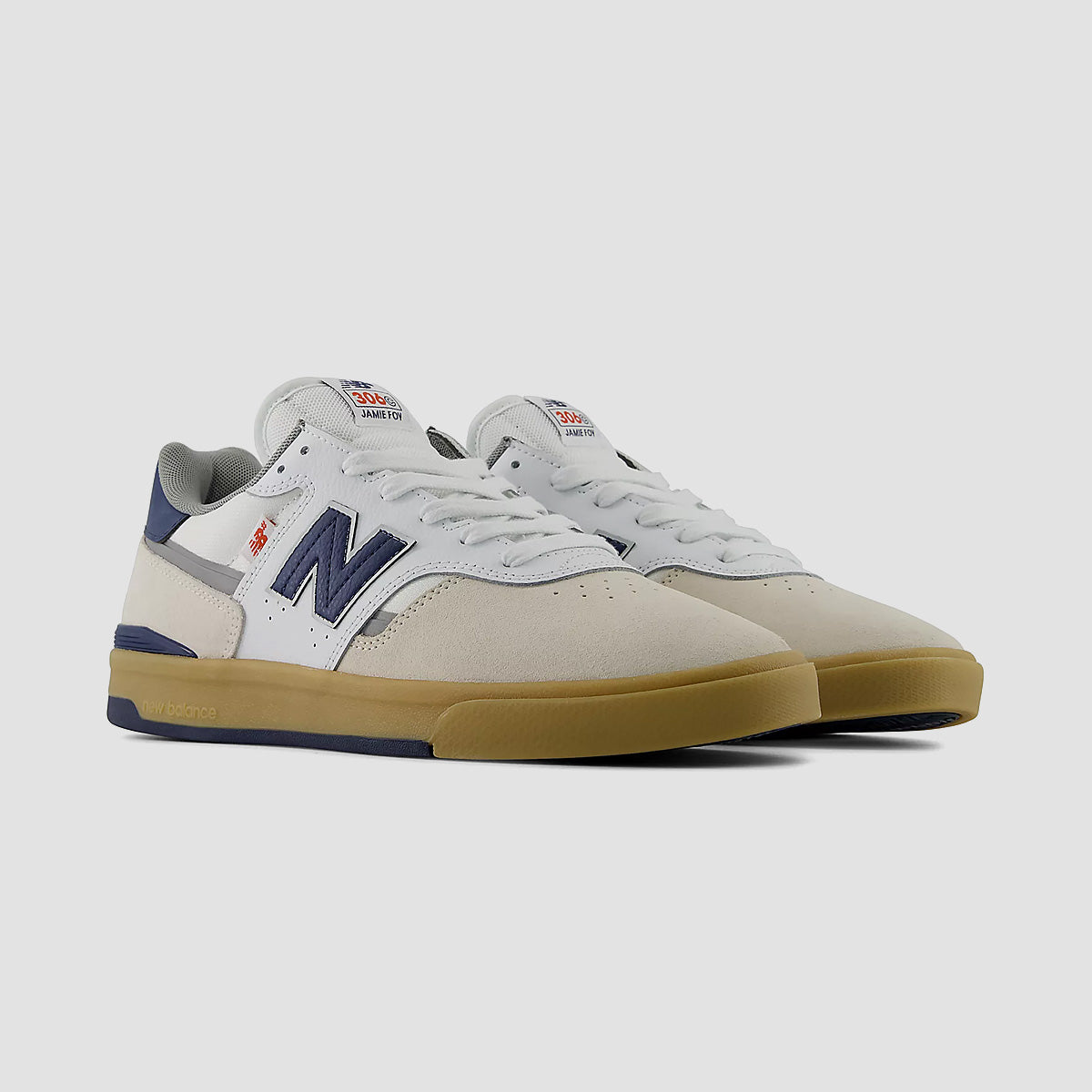 New Balance Numeric Jamie Foy 306 Cupsole Shoes - Shadow Blue/Mars Yellow