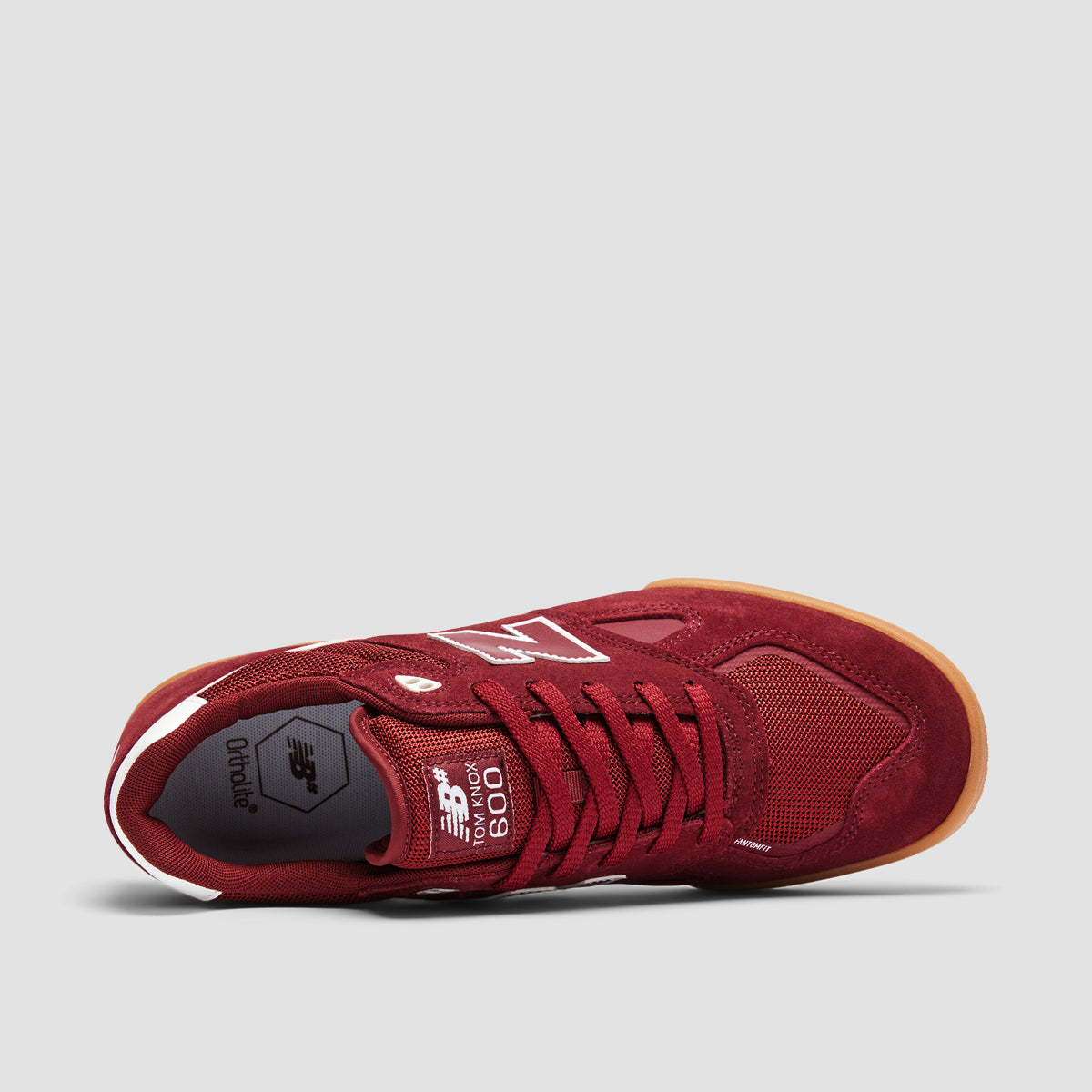 New Balance Numeric Tom Knox 600 Shoes - Burgundy/White