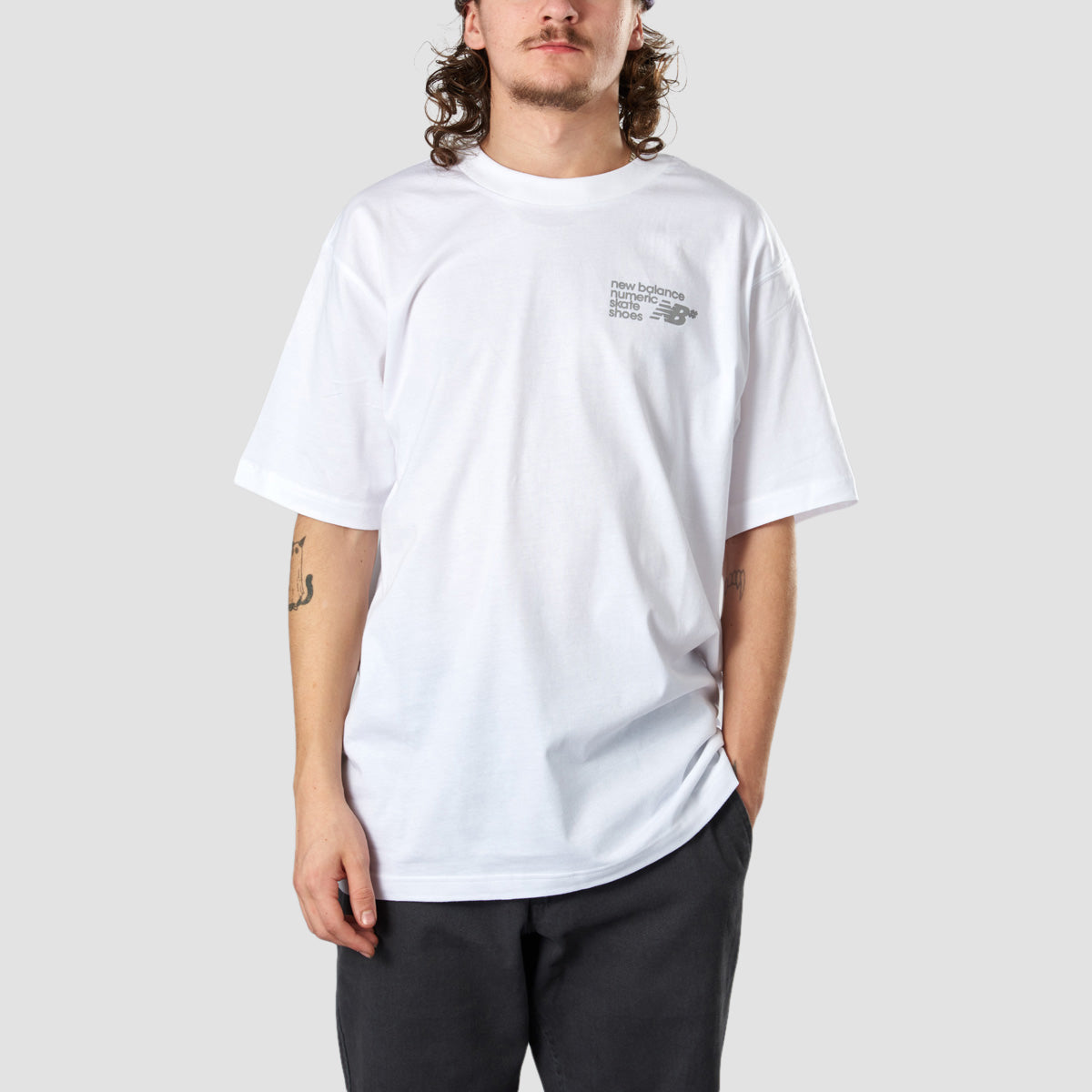 New Balance Small Logo T-Shirt White