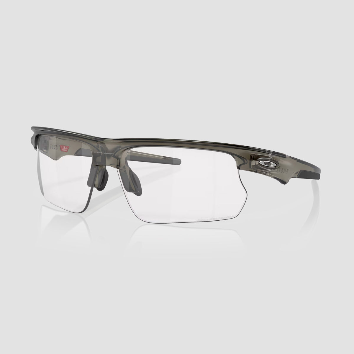 Oakley Bisphaera Sunglasses Grey Smoke/Clear Photochromic 68L