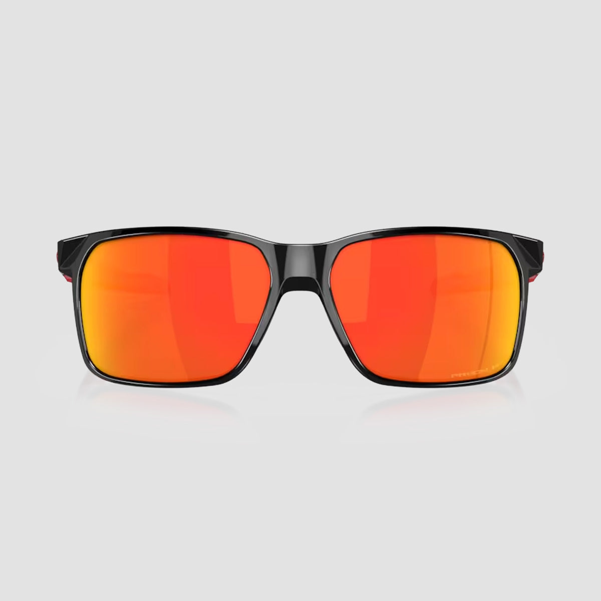 Oakley Portal X Sunglasses Polished Black/Prizm Ruby Polarized 59M