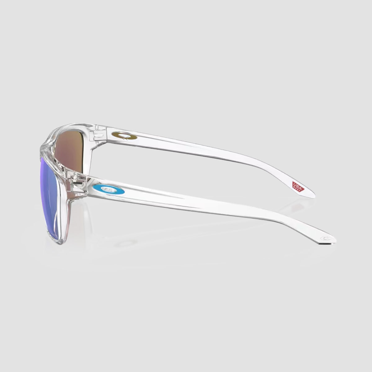 Oakley Sylas Sunglasses Polished Clear/Prizm Sapphire 57M