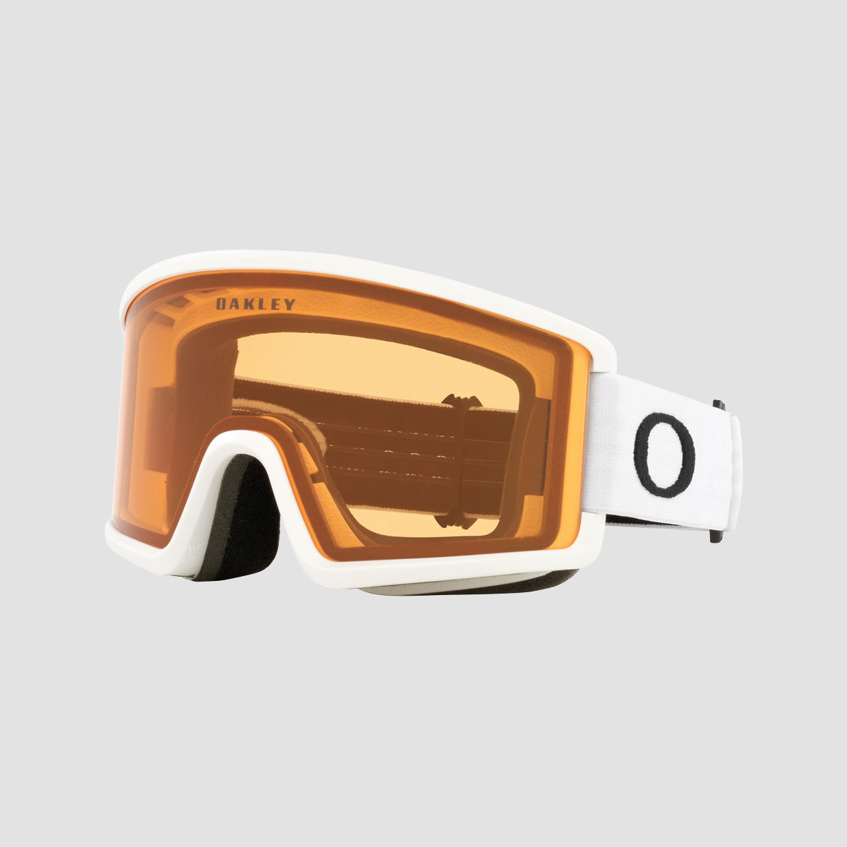 Oakley Target Line Snow Goggles Matte White/Persimmon