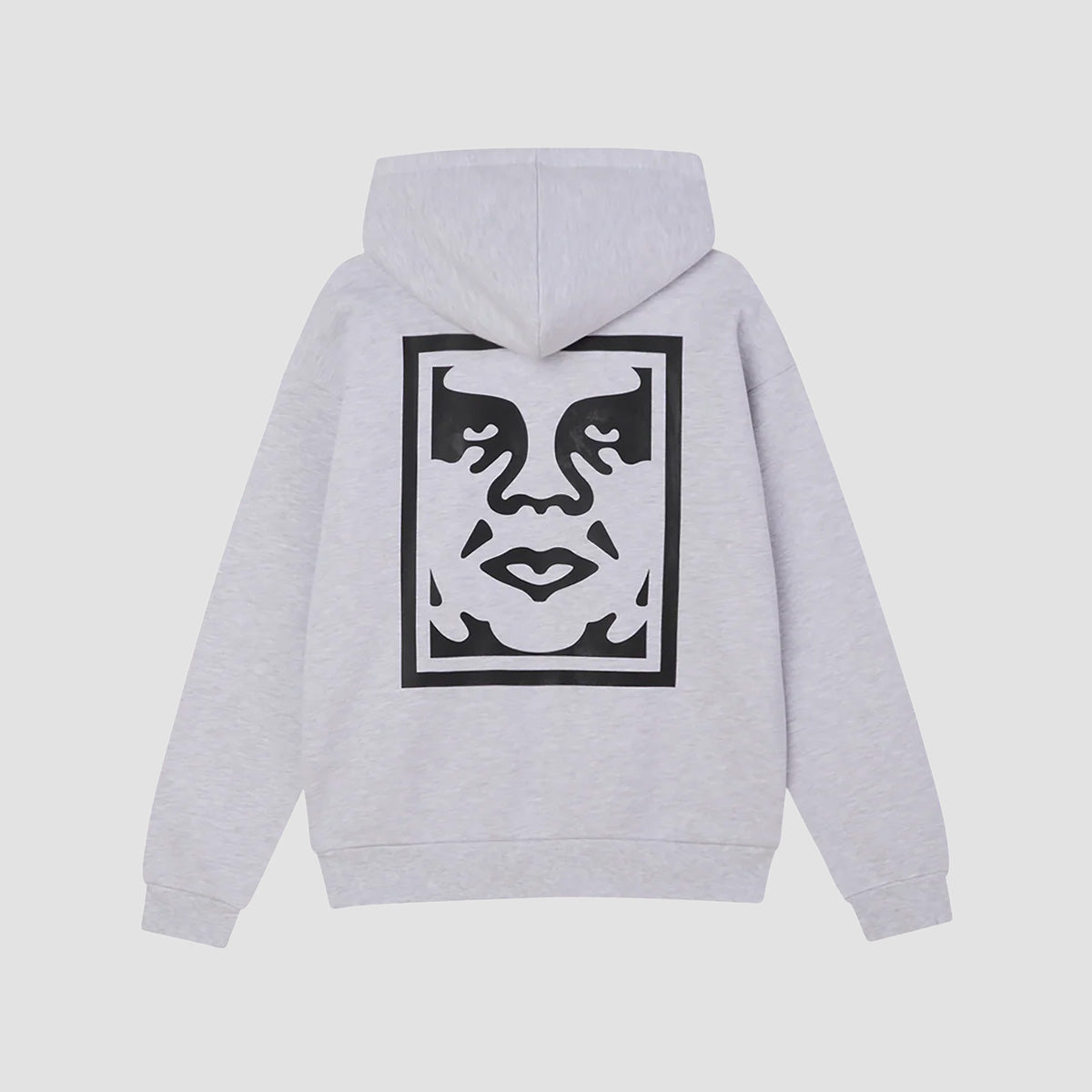 OBEY Bold Icon Premium Heavyweight Pullover Hoodie Ash Grey