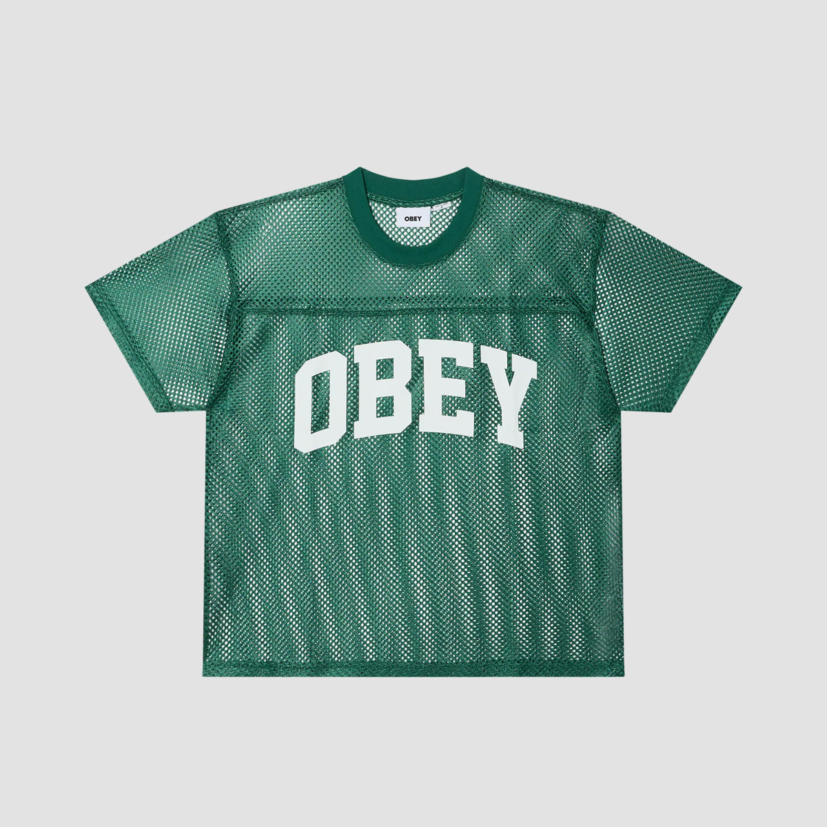 OBEY Collegiate Practice Jersey T-Shirt Rainforest