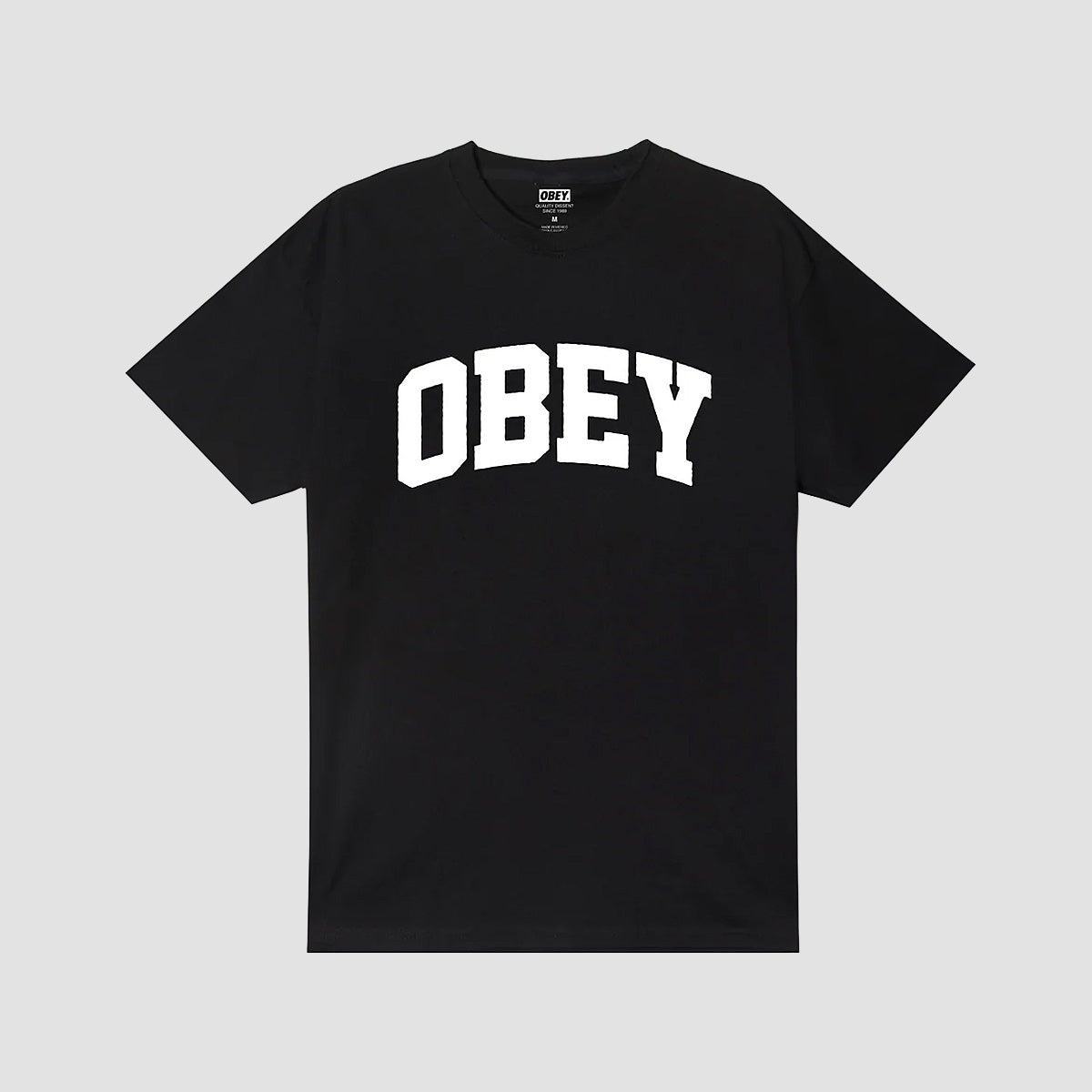 OBEY Collegiate T-Shirt Black