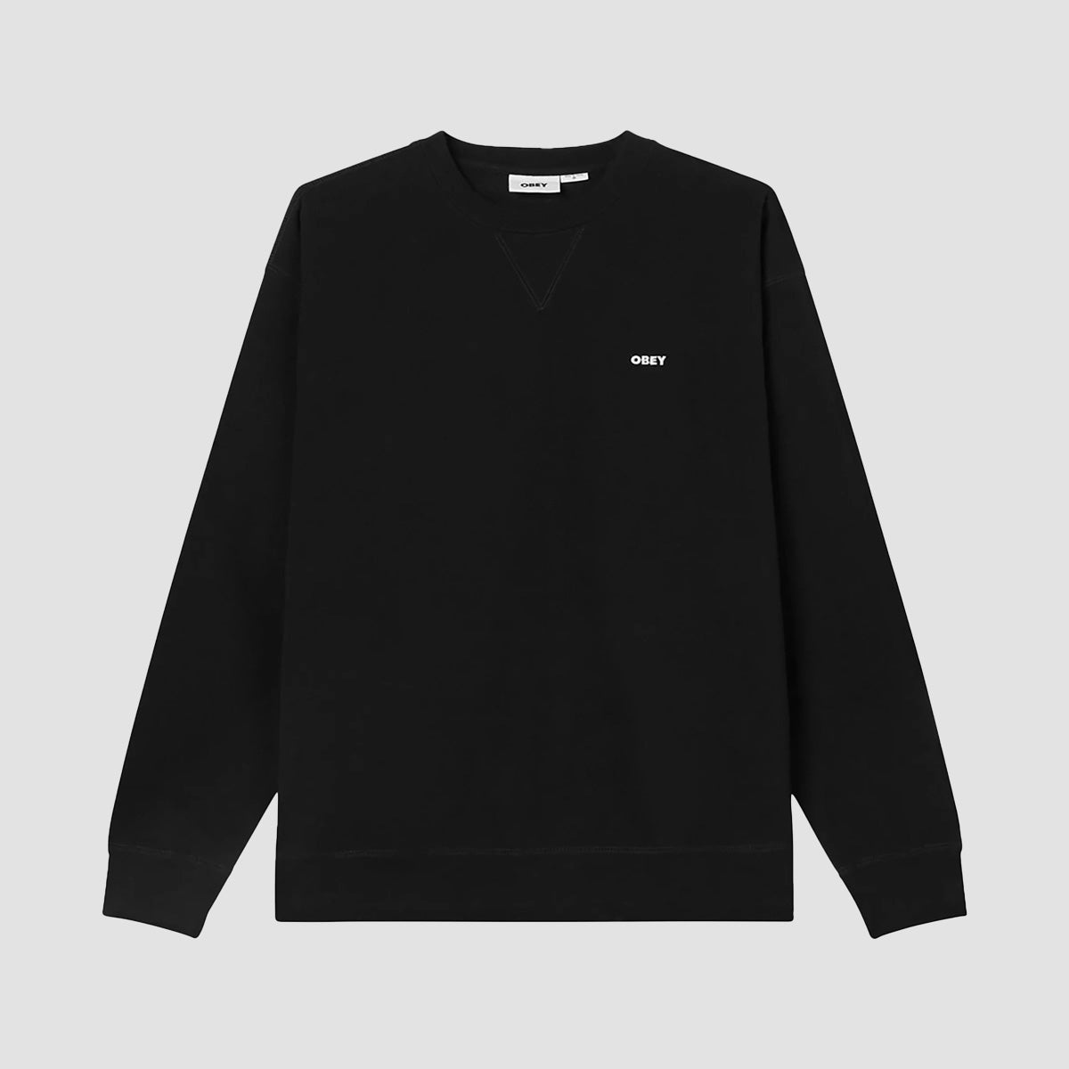 OBEY Established Works Bold II Crew Sweatshirt Black