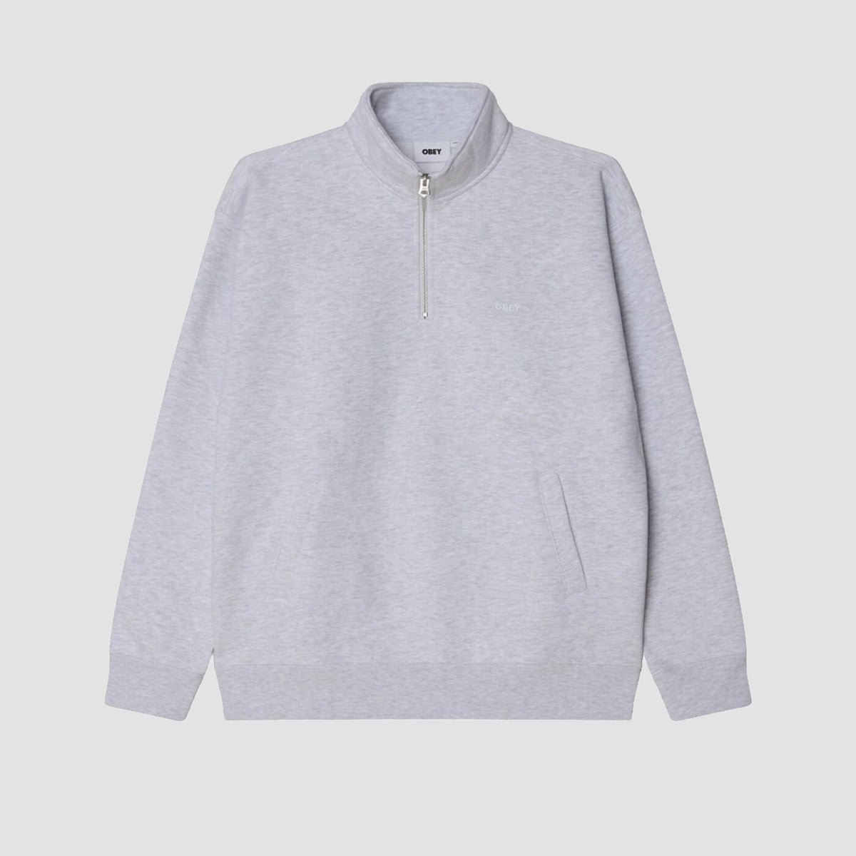 OBEY Established Works Bold Mockneck Sweatshirt Black