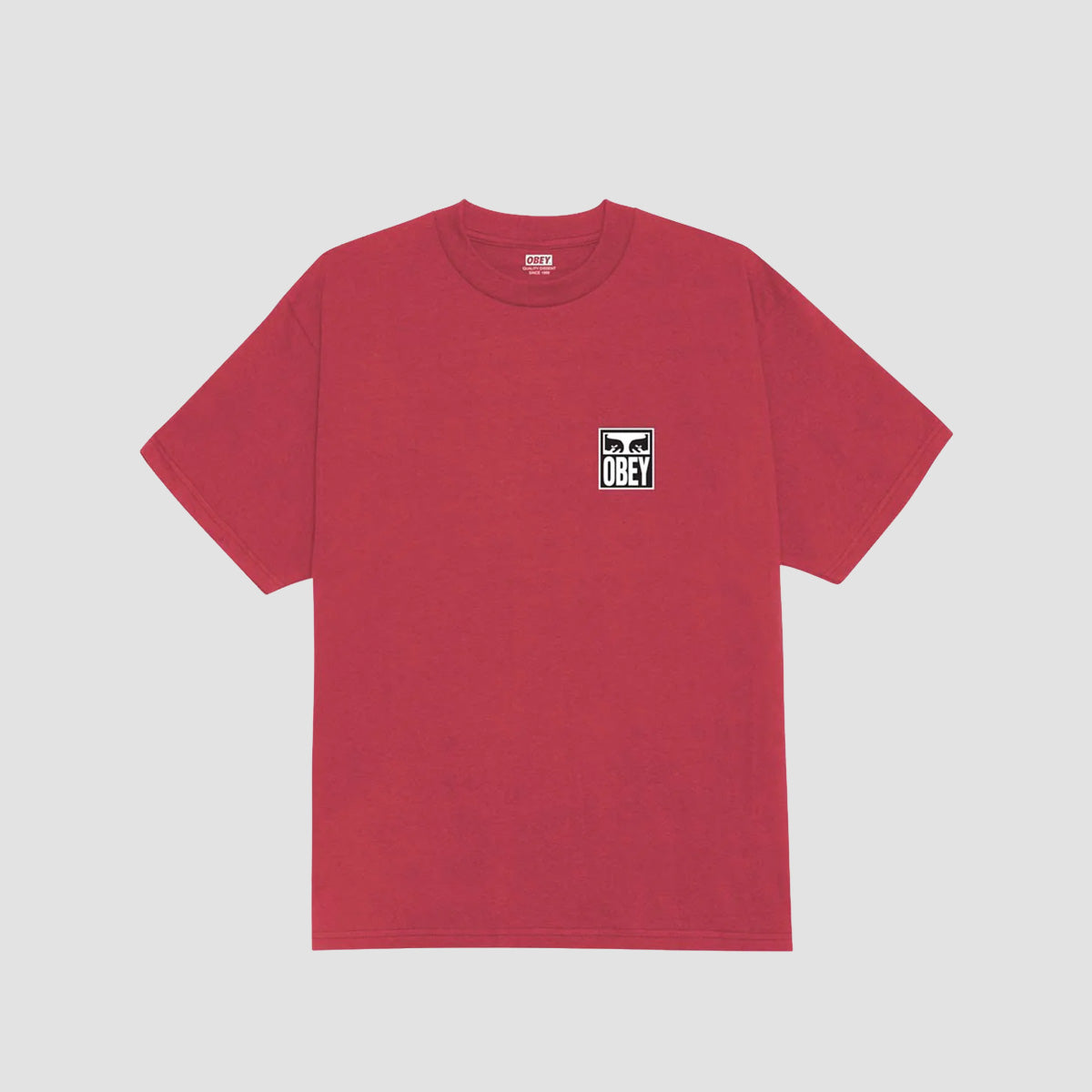 OBEY Eyes Icon 2 T-Shirt Mineral Red