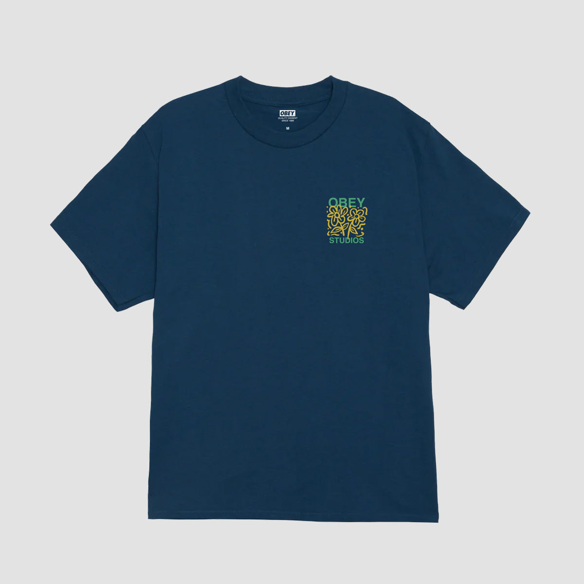 OBEY Grown With Love T-Shirt Harbor Blue