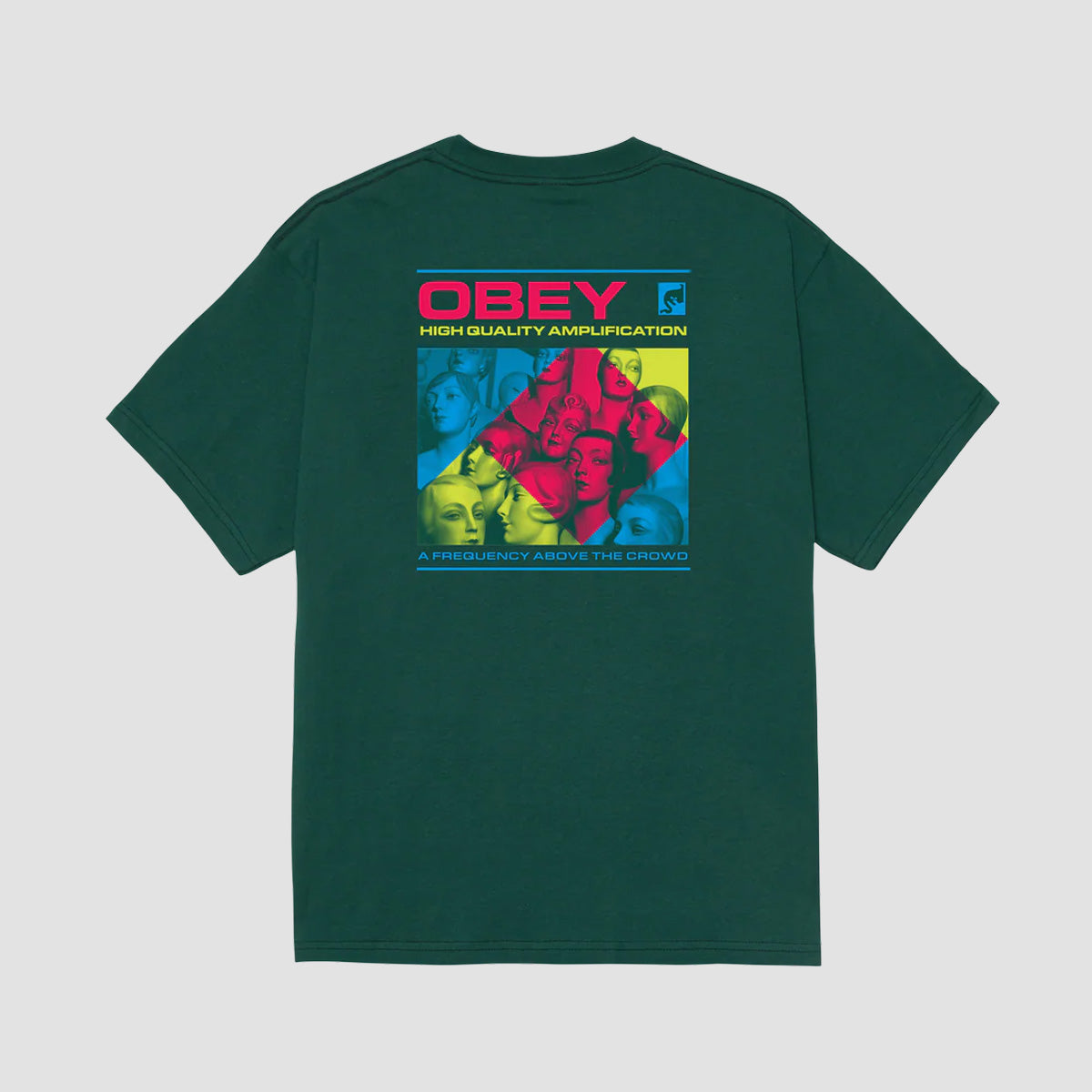 OBEY High Quality Amplification T-Shirt Rainforest