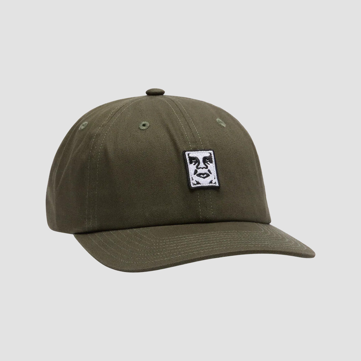 OBEY Icon Patch Panel Strapback Cap Rosin