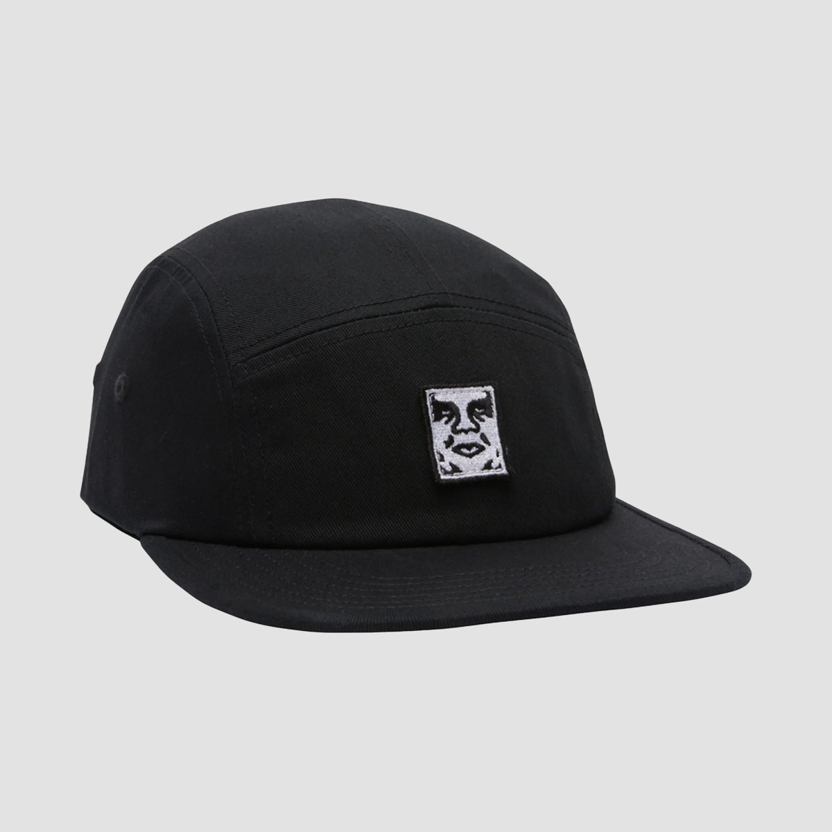 OBEY Icon Patch Twill Camp Cap Black