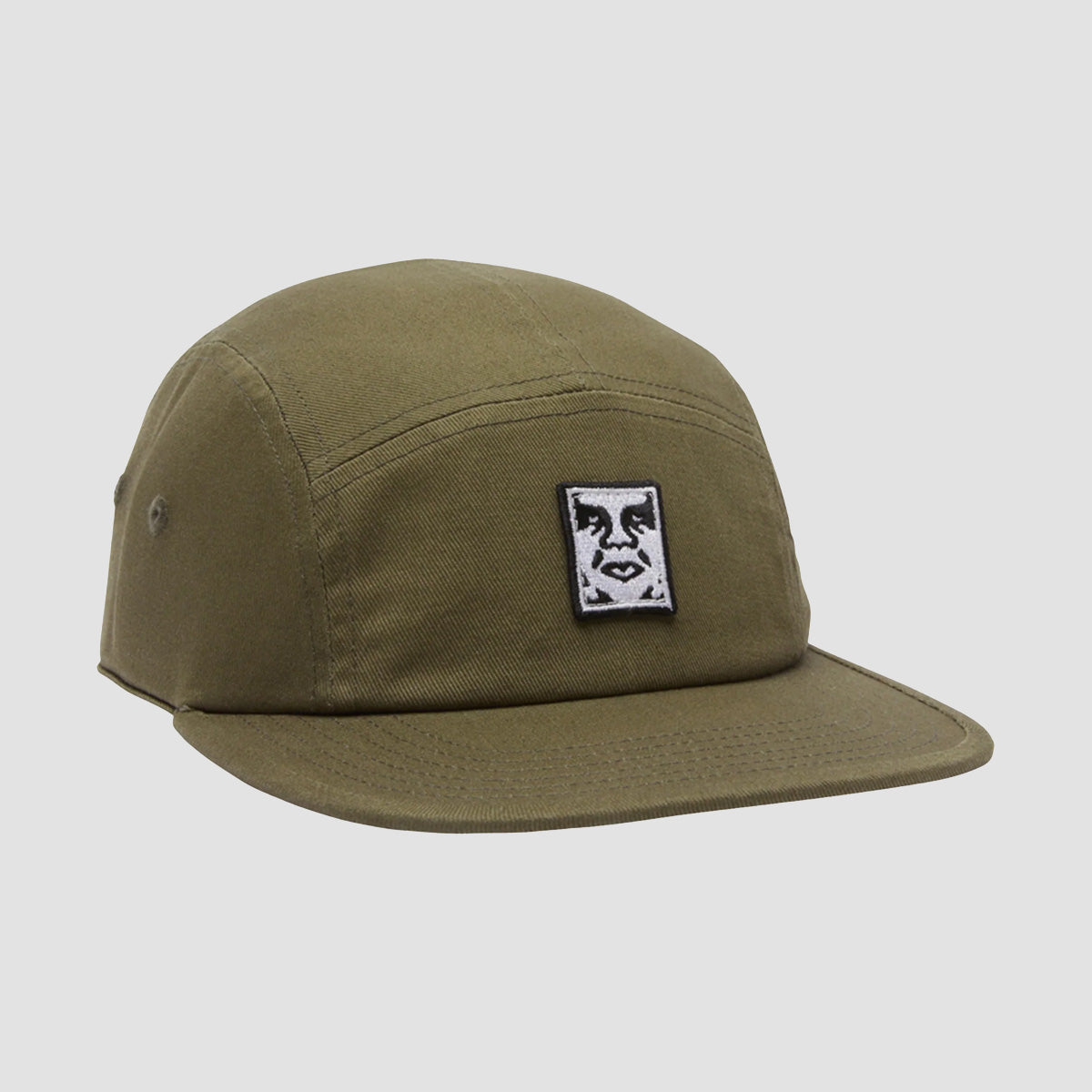 OBEY Icon Patch Twill Camp Cap Olive