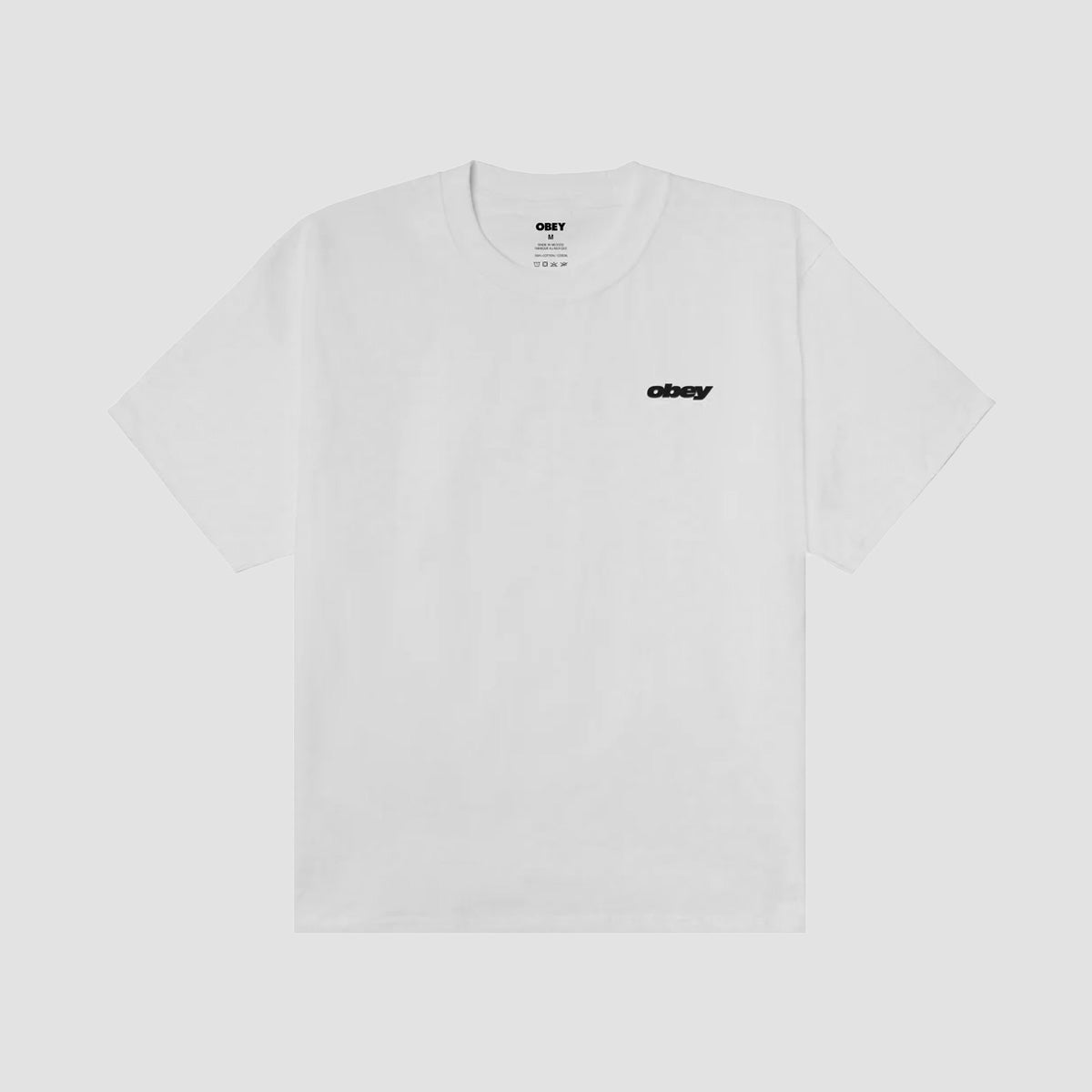 OBEY Lips Heavyweight T-Shirt White