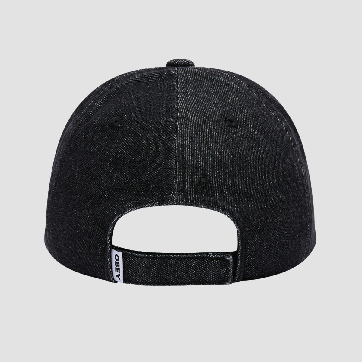 OBEY Supernova 6 Panel Denim VB Cap Faded Black