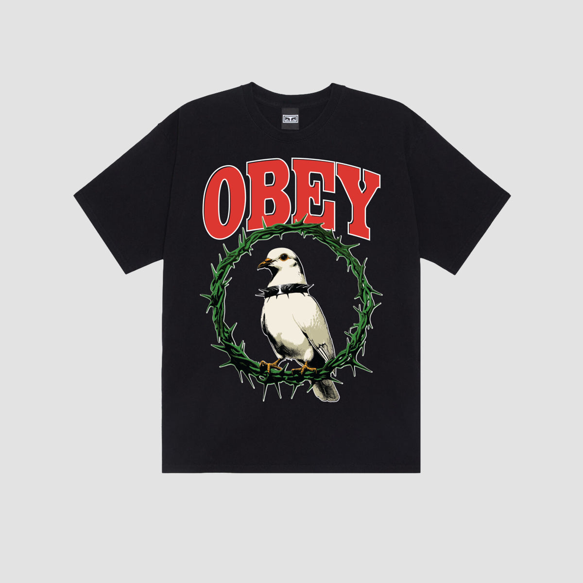 OBEY Thorns Of Peace T-Shirt Black