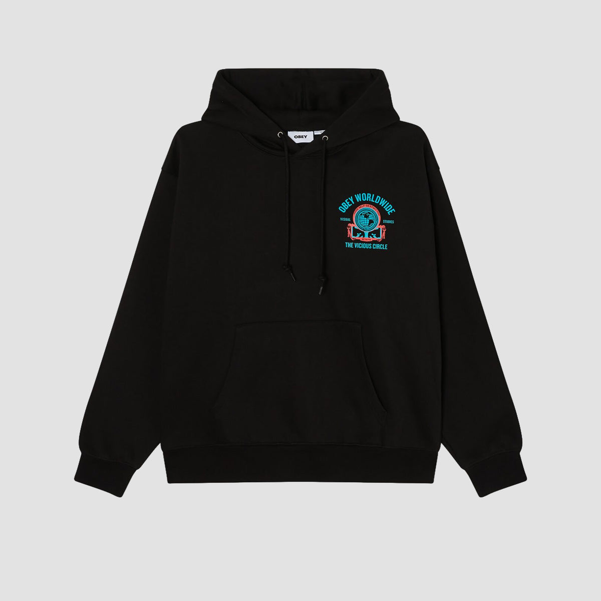 OBEY Vicious Circle Pullover Hoodie Black