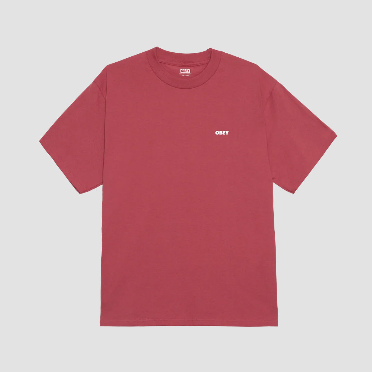 OBEY Wrong Path T-Shirt Mineral Red