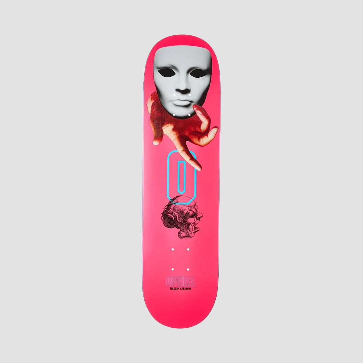 Opera Nassim Handed EX7 Skateboard Deck Pink - 8.5"