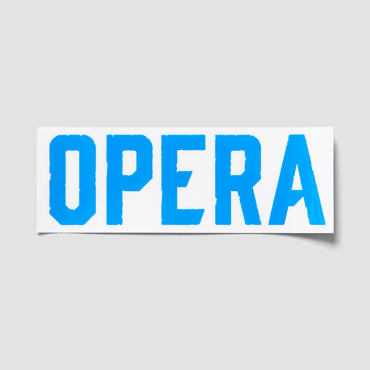 Opera Vinyl Die-Cut Sticker Blue 175x65mm