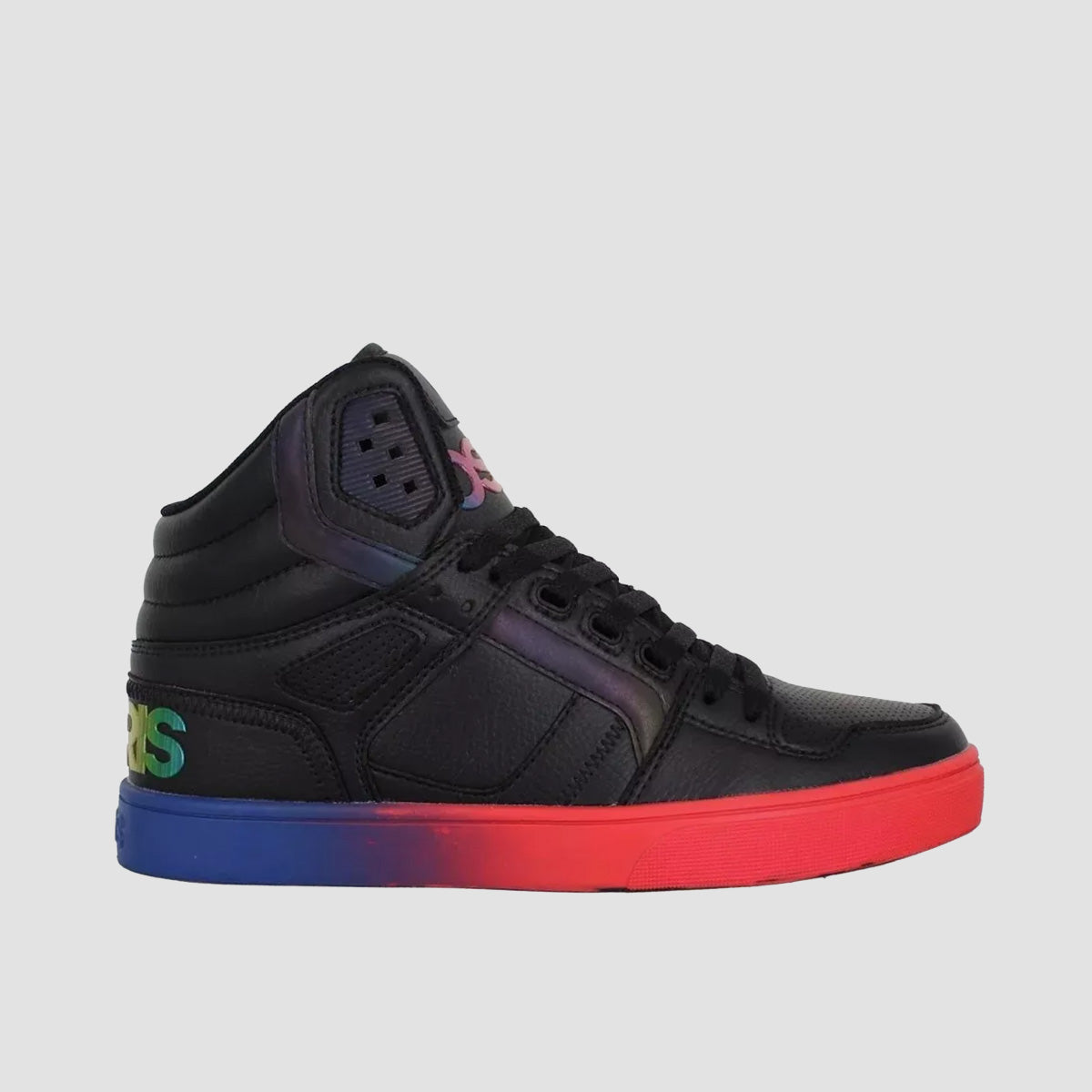 Osiris Clone High Top Shoes - Black/Black/Multi