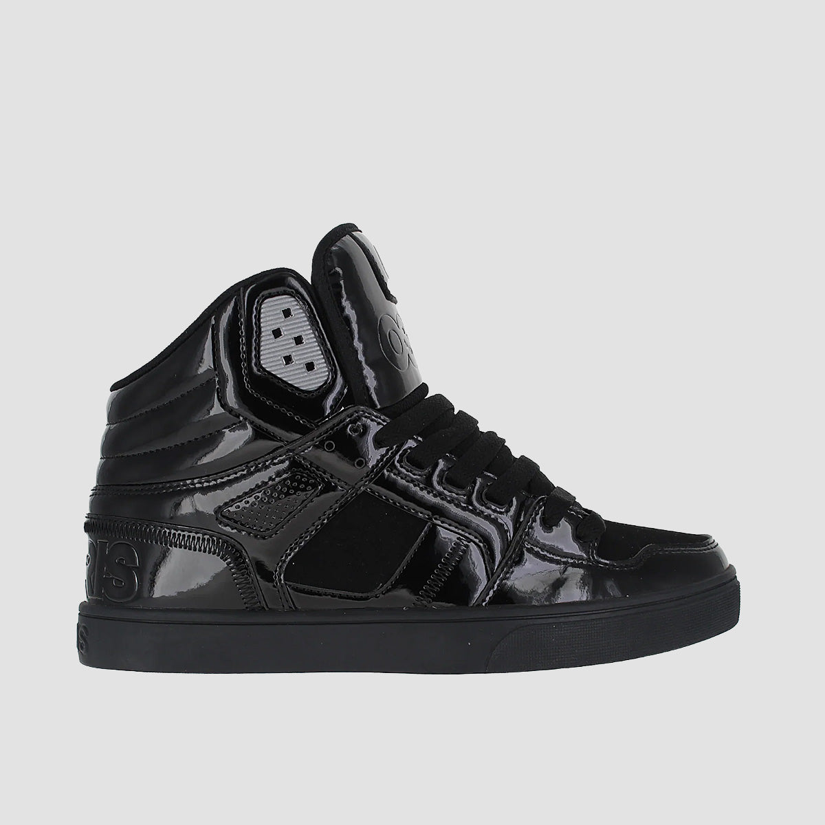 Osiris Clone High Top Shoes - Black/Patent/Silver