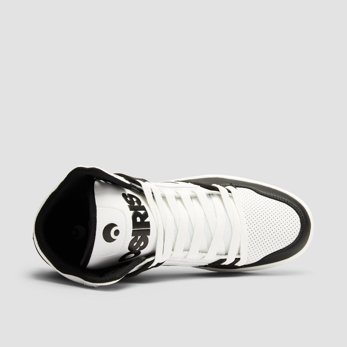 Osiris Clone High Top Shoes Black White Black